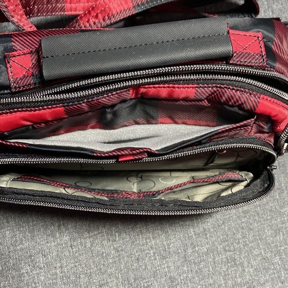 lug Bags Lug Trolley Crossbody Bag In Redblack Check Pattern Poshmark